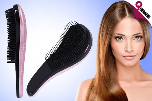 From QR29, Smooth It Out with Detangler Hairbrushes - Choose from Three Fun Colors! (Up to QR165 Value)